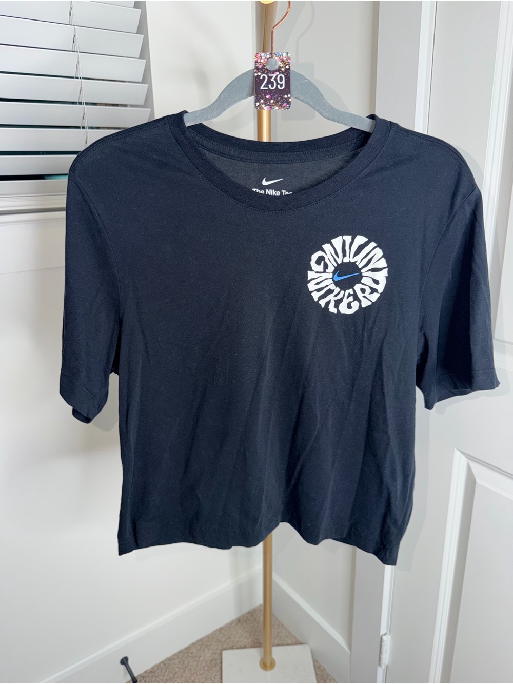 239. Nike Dri-FIT Marathon Energy Running T-Shirt in black
